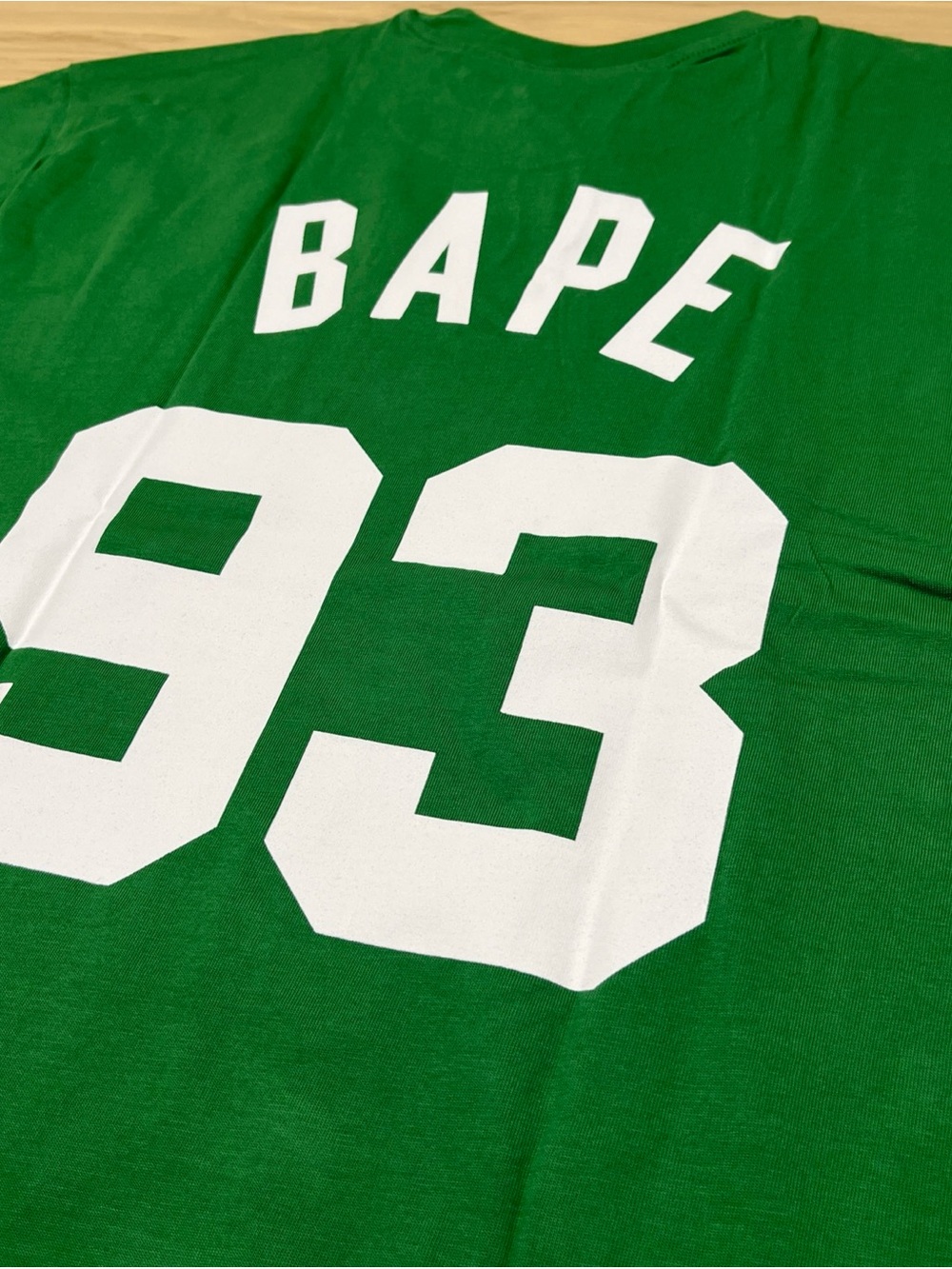 BAPE x Mitchell & Ness Celtics Tee Green Size #93 Medium - Picture 9 of 10